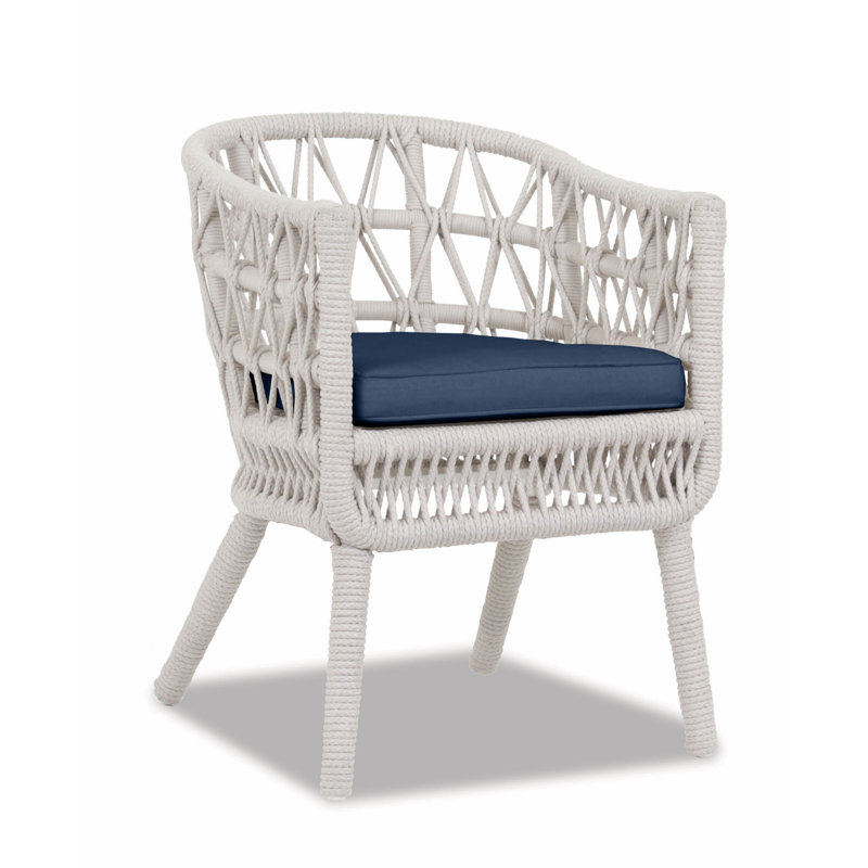 Dana Outdoor Dining Armchair, Echo Midnight Sunbrella®