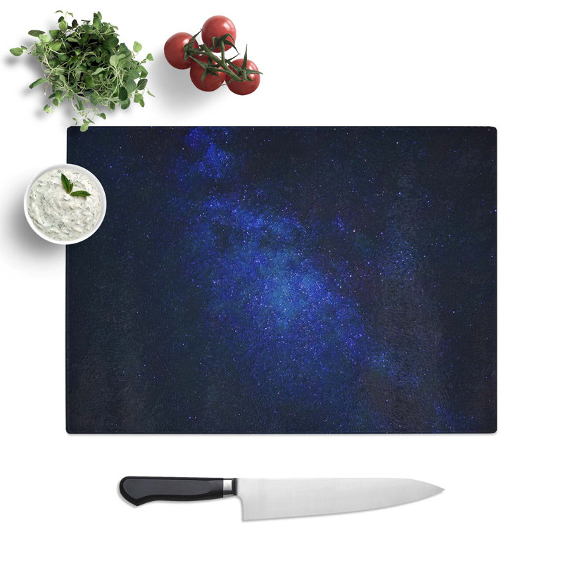 Tempered Glass Universe Vol.36 in Abstract Chopping Board, 28.5 cm W x 20 cm L