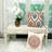 Parkland Collection Glibo Transitional Beige Throw Pillow