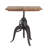 Hackett Extendable Teak Solid Wood Top Metal Base Dining Table
