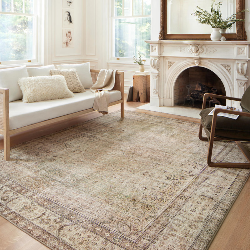 Tapis antique / sauge Loloi Margot CloudPile, Rectangle 8 pi 6 po x 11 pi 6 po