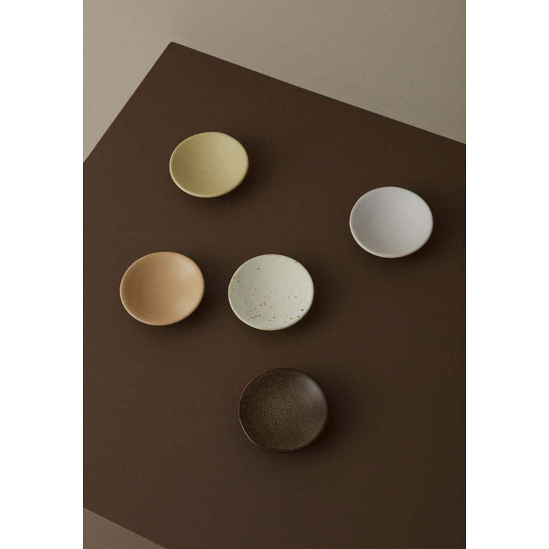 Hagi Stoneware Dessert Bowl, Caramel