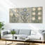 Ensemble de 3 tableaux muraux vintage sur toile à motif floral de tulipes-436357760