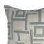 Oreiller carré en mélange de duvet géométrique-303864657