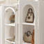 Modern White Wardrobe Closet with Spacious Storage, Bedroom Armoire Cabinet for Clothing Organization and Home Storage