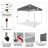 8 Ft. W x 8 Ft. D Instant Pop Up Canopy Tent with One Push Setup-100260433