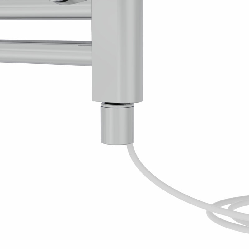 Straight Towel Rail Heated Towel Rails, 100cm H x 60cm W x 3cm D, Chrome
