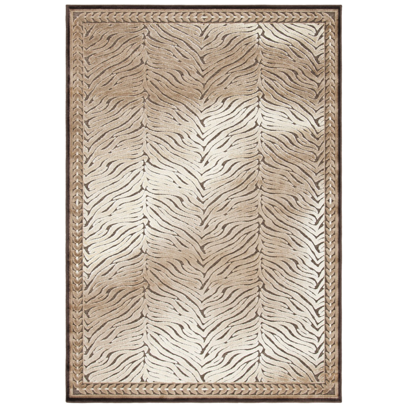 Braswell Paradise Performance Animal Print Rug, Rectangle 5'3" x 7'6"