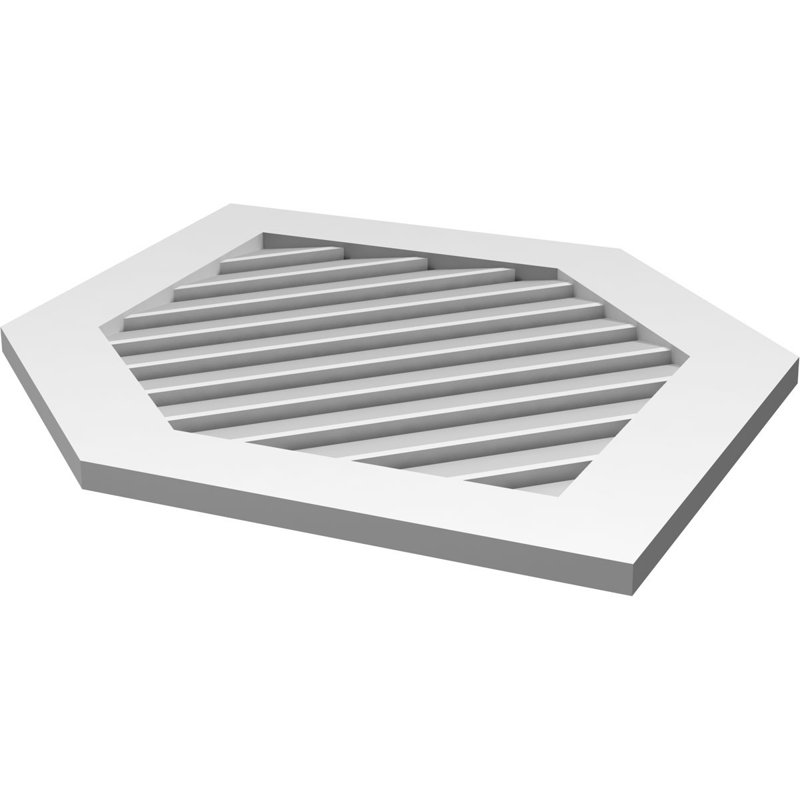 Pente verticale verticale en uréthane Signature, H 1 po x l 26 po x L 40 po