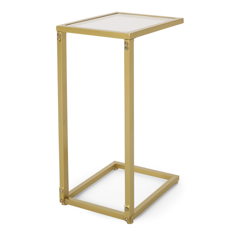 Glass Top End Table