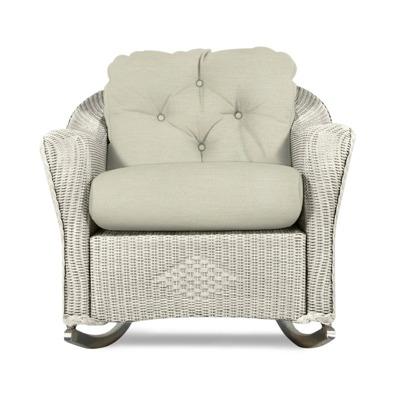 Reflections Outdoor Rocker Chair, Beach Navy, Linen
