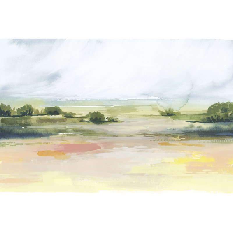 Sunlit Marsh I by Grace Popp - Painting Print, 61cm H x 91cm W, Wrapped Canvas