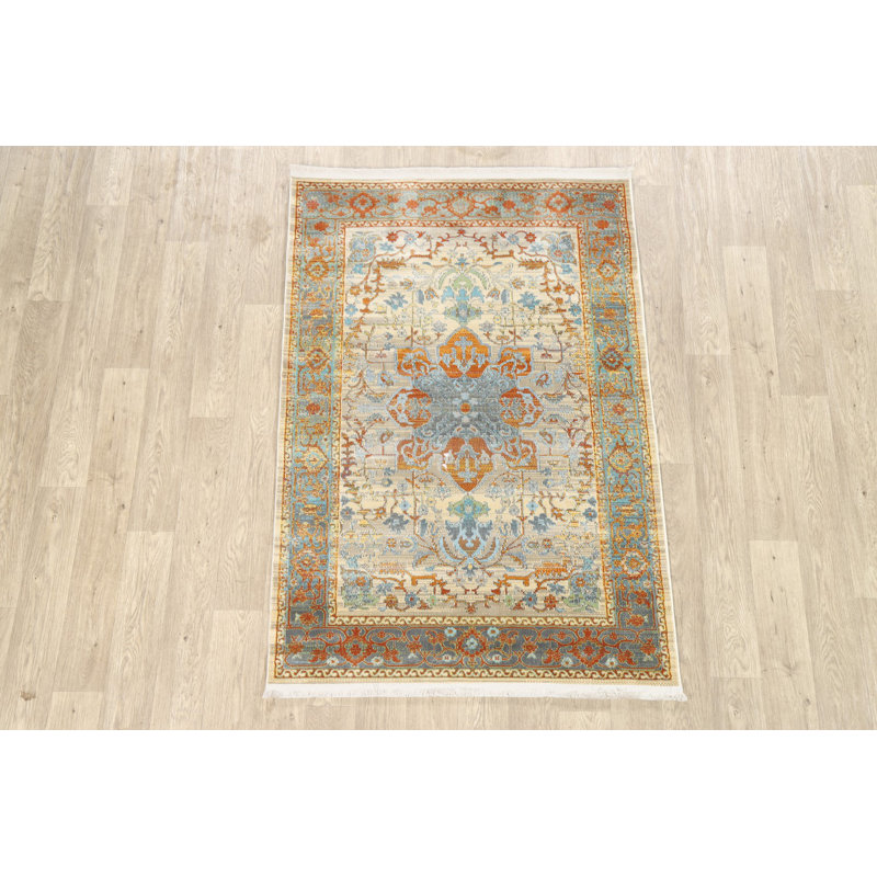 Gelinas Floral Indoor Rug, Rectangle 3' 11'' x 5' 7''