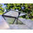 Palram - Canopia Mythos 6' W x 8' D Walk-In Hobby Twin Wall Polycarbonate Aluminum Frame Greenhouse Kit with Roof Vent - Gray-278146429-379630575