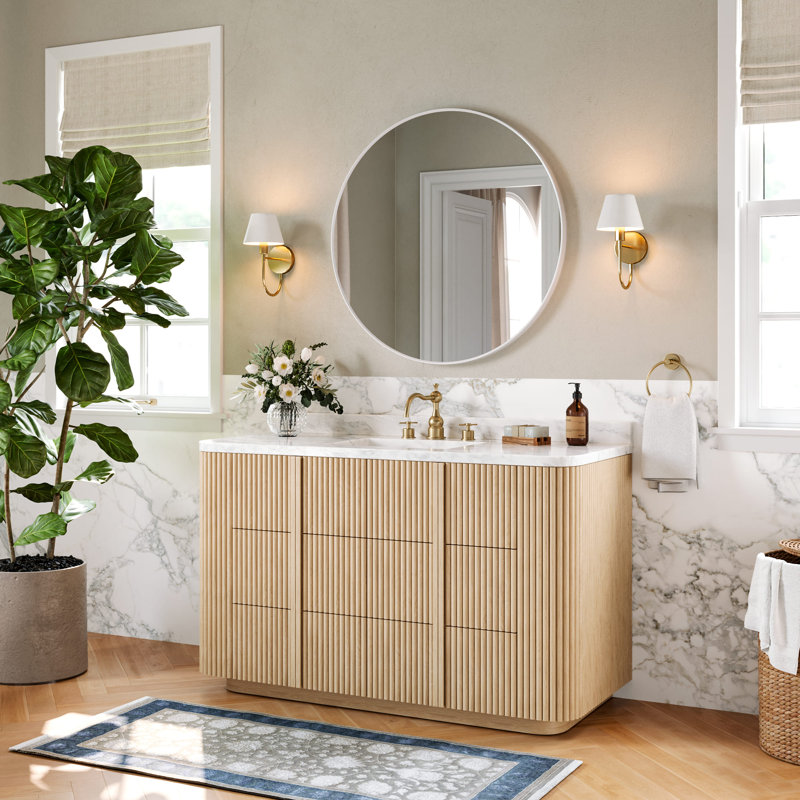 Miroir de salle de bain 36 po, Blanc