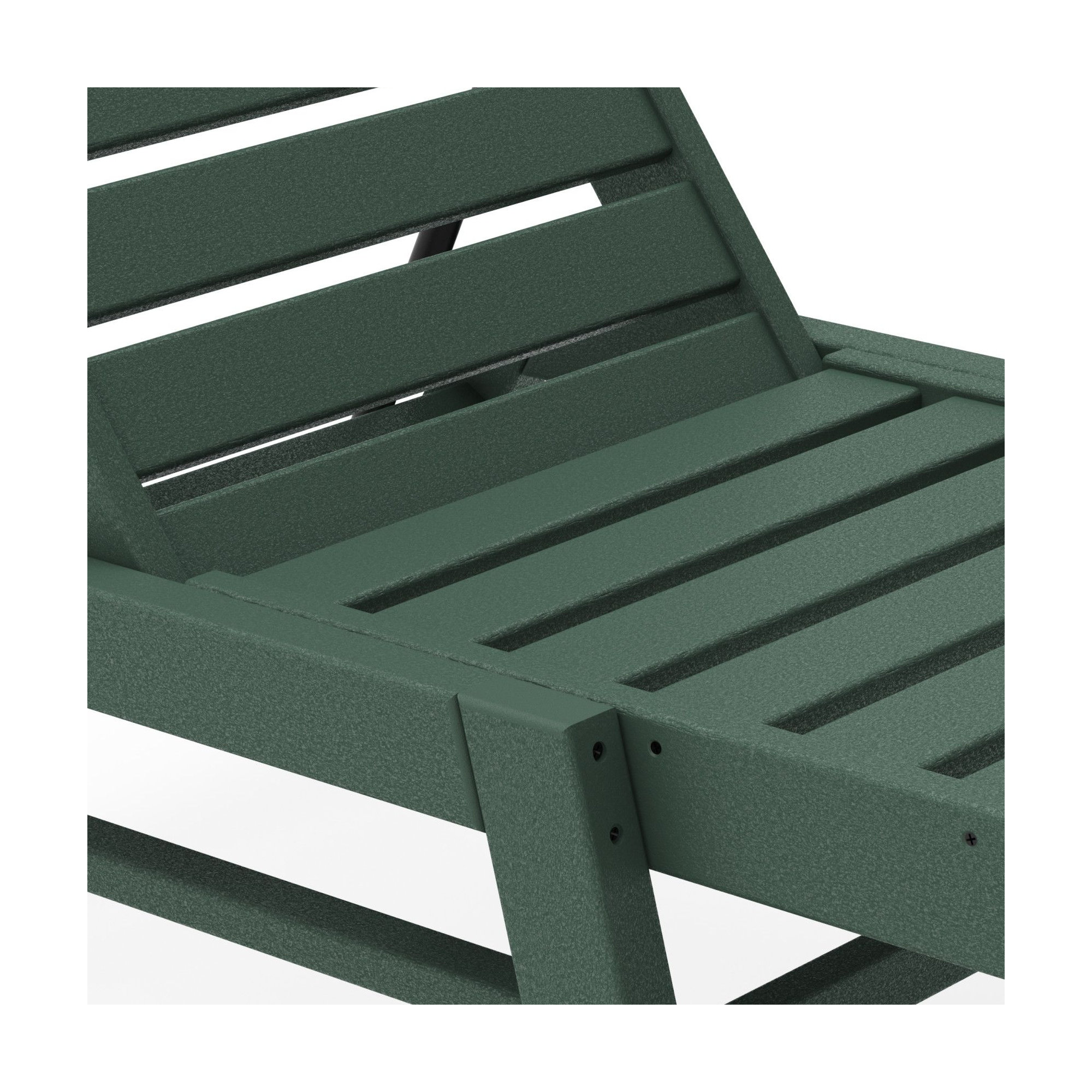  POLYWOOD Lakeside Chaise, Green