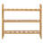9 Pair Stackable Solid Wood Shoe Rack