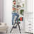2-Step Steel Lightweight Folding Step Stool-1582819944