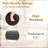 Tufted Upholstered Solid Back Dining Chair-391104228-391104229