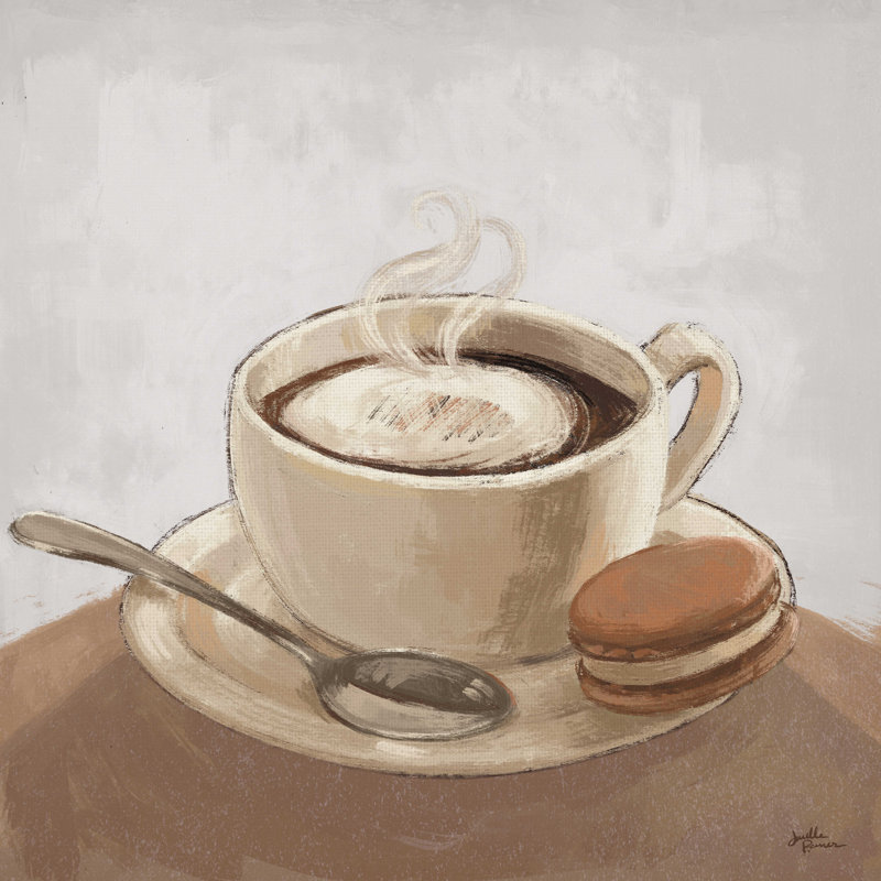 " Coffee And Co I Neutral ", 36" H x 36" W  