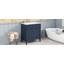 Meuble-lavabo de 30 po avec lavabo supérieur, meuble-lavabo moderne avec 2 tiroirs et tiroir escamotable, meuble-lavabo simple-2035202791-2035202798