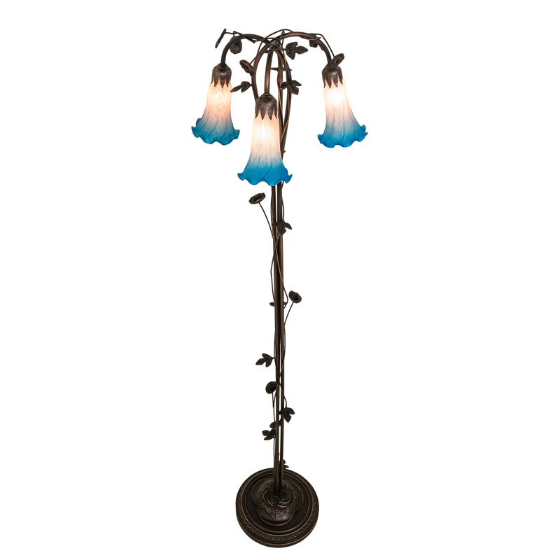 Sinagra Floor Lamp, Pink/Blue