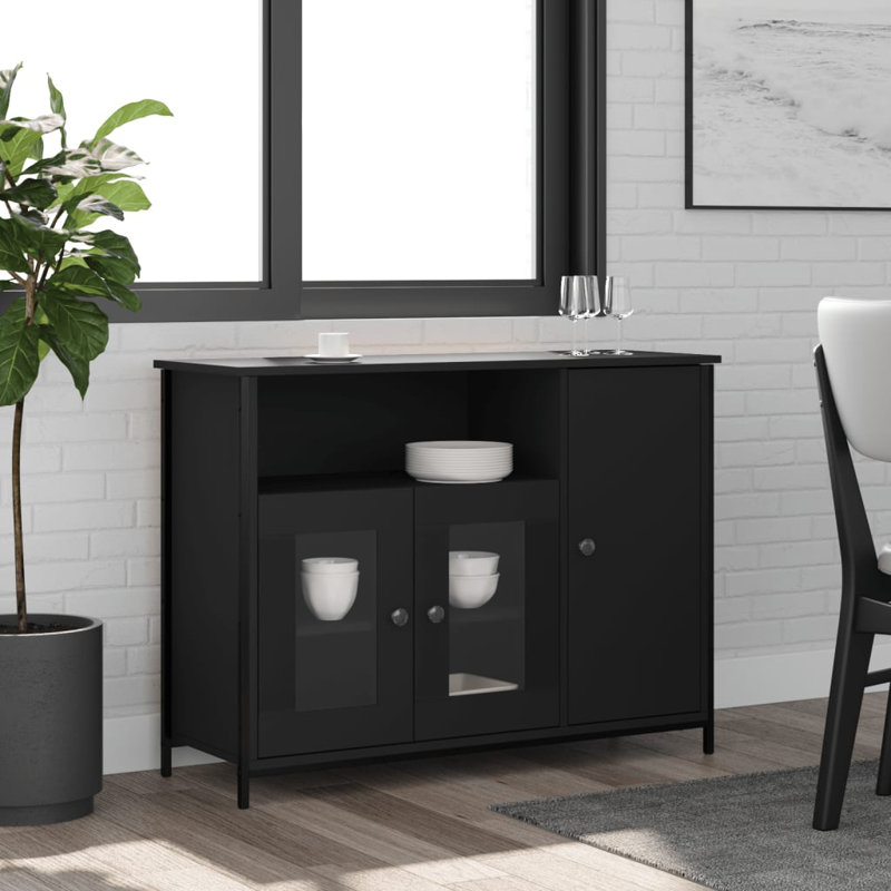 100cm Sideboard, Black
