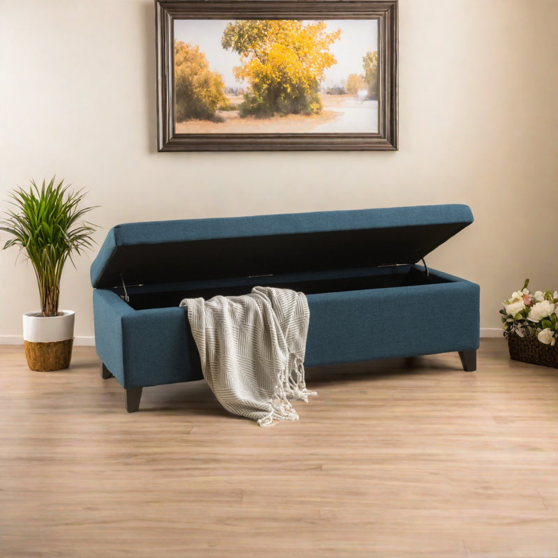 OTTOMAN HARTFORD STORAGE, Bleu