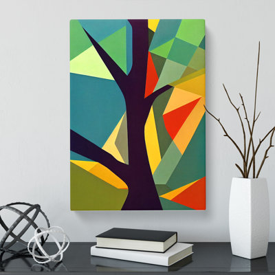 Tree Abstract Block Vol.6 - Wrapped Canvas