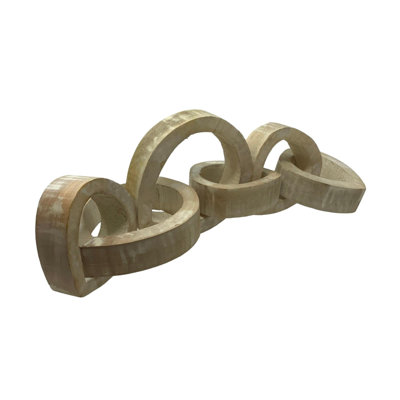 Chain My Heart Links White Wash