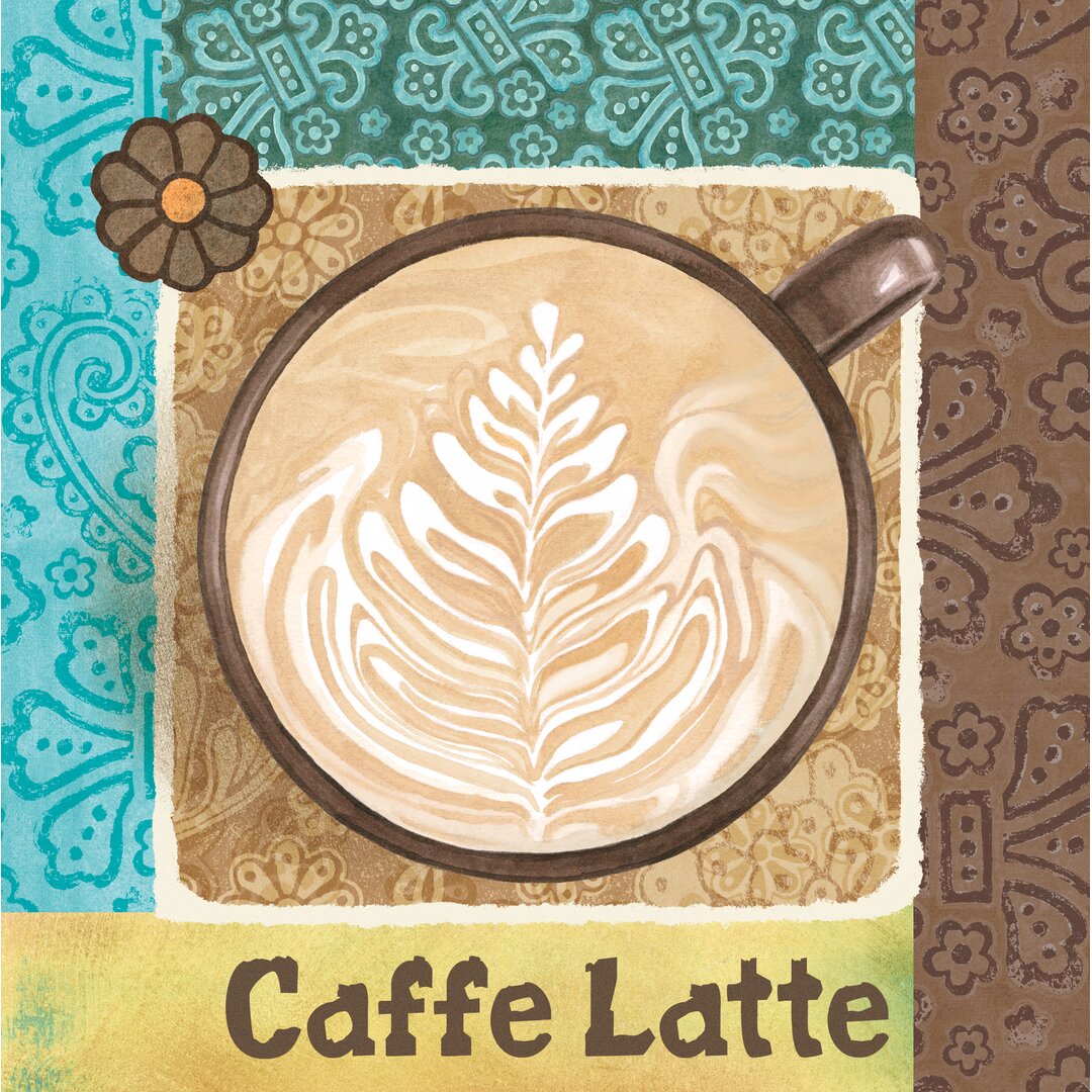 Leinwandbild Caffe Latte von Beth Grove