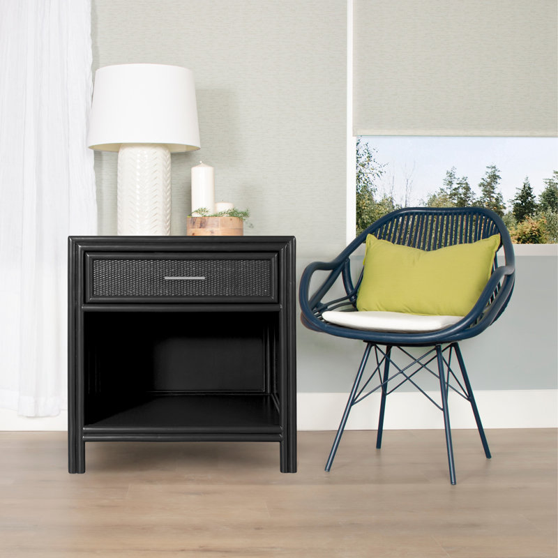 Aruba 1 - Drawer Nightstand, Black