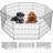 24" Height Dog Pen 8 Panels