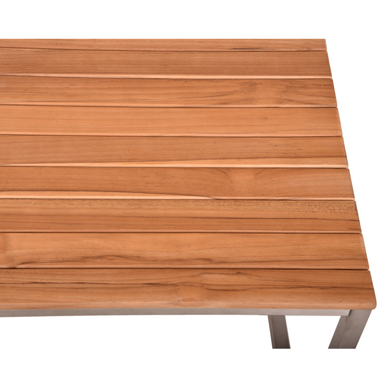 Mylissa Square Metal Outdoor Side Table , 45cm cm W 45cm cm D