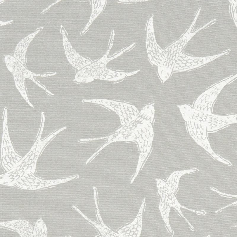 Land and Sea Fly Away Fabric, Gray