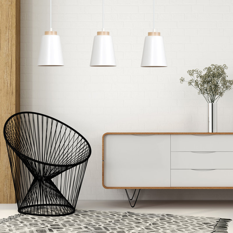 Bauman 3 - Light Pendant, White