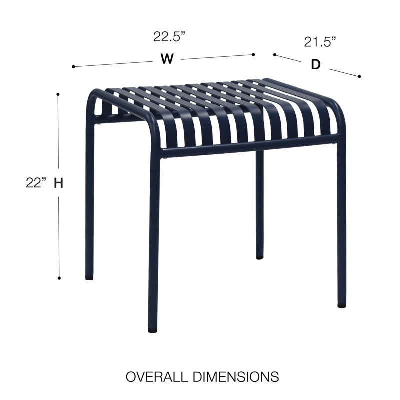 Table d'appoint Winchester, Bleu très foncé, Bleu très foncé