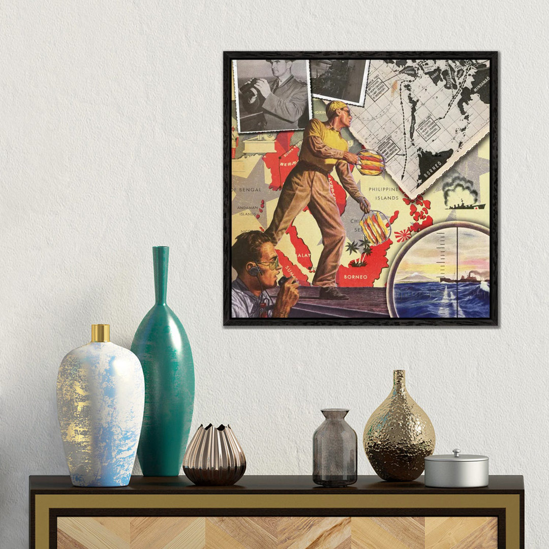 Air Force Collage von Saturday Evening Post - Galerie-umwickelte Leinwand Giclée auf Leinwand