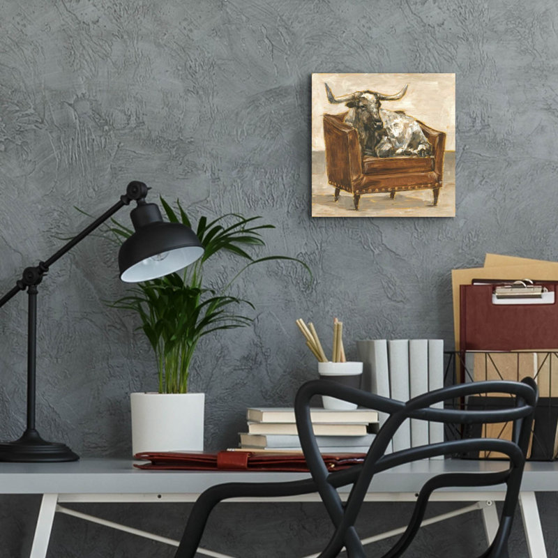 «Refined Comfort 3» par Ethan Harper, art mural en verre acrylique, H 12 po x l 12 po x P 0,13 po