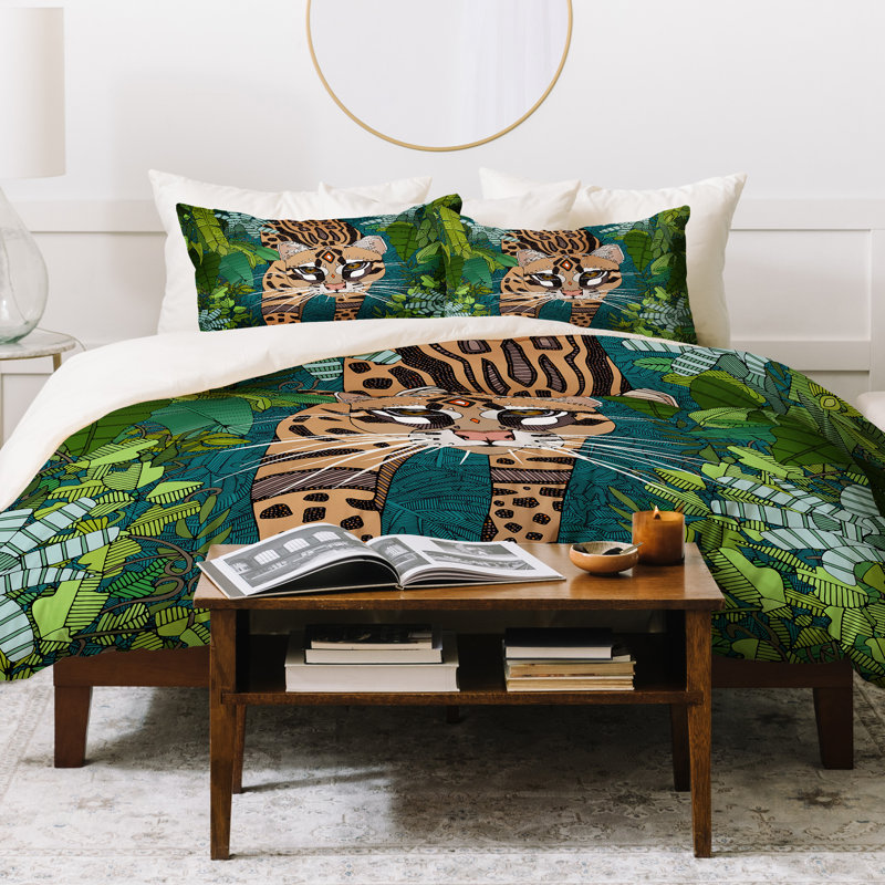 Modern & Contemporary Polyester Duvet Cover, King