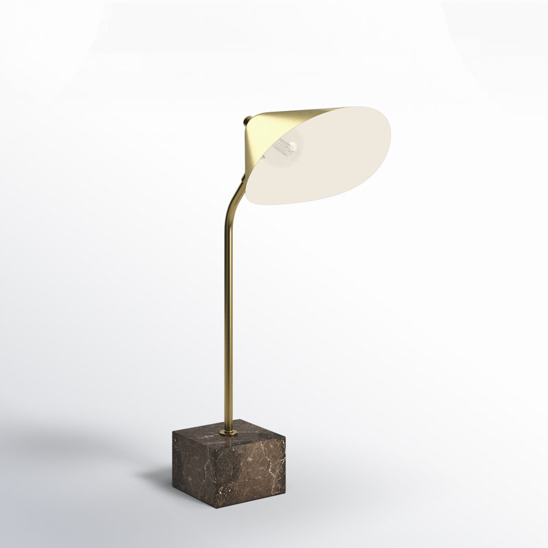 Lampe de bureau brune 20 po Russ