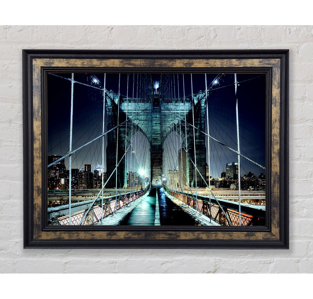 Brooklyn Bridge Walkway - Druck