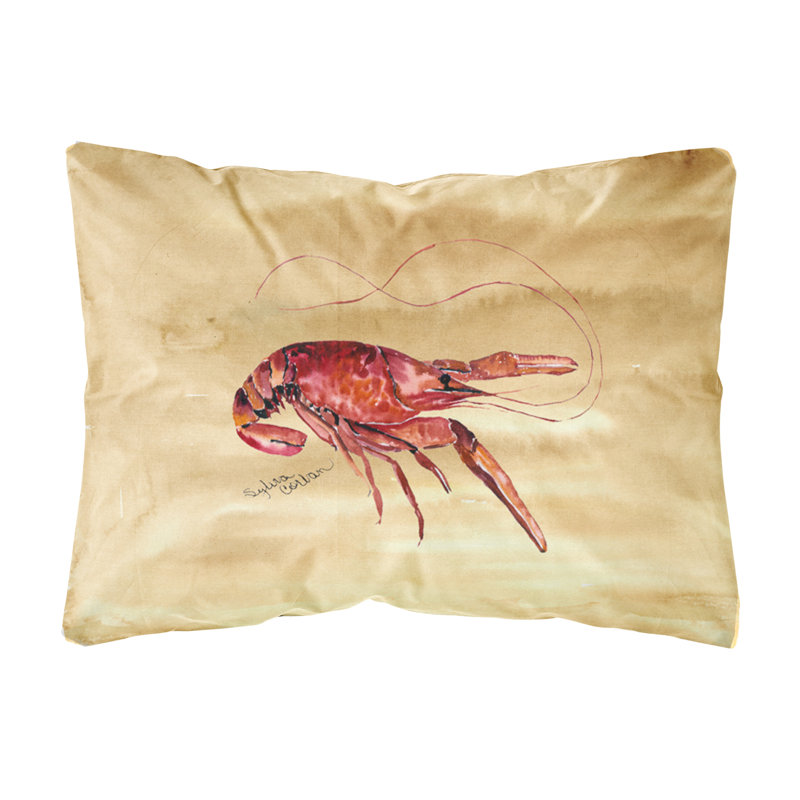 Coussin décoratif intérieur/extérieur crawfish