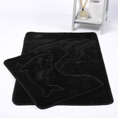 Madeline Non-Slip Non-slip Bath Mat And Pedestal Mat