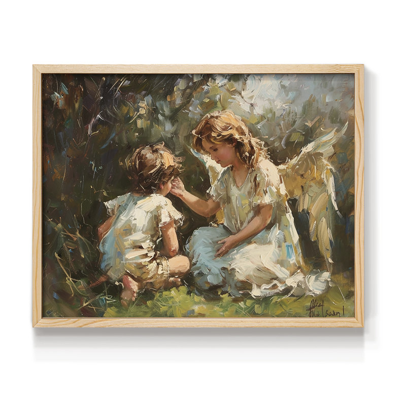 Wildlife Series-XLVII -Framed Print - Restickable, H 22 po x l 28 po, Naturel
