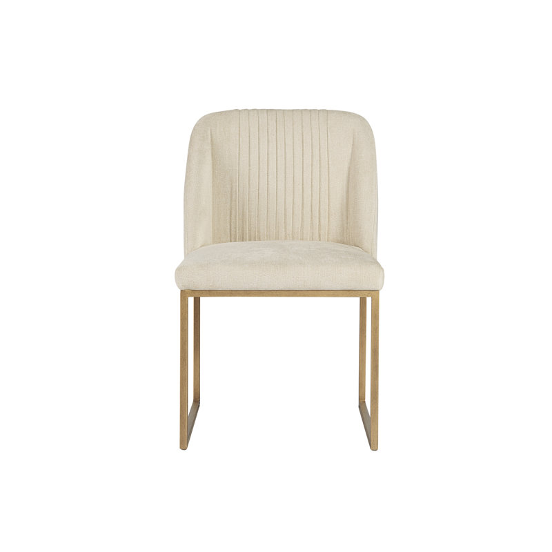 Nevin Upholstered Dining Chair, Muslin