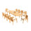 Outdoor 7 - Piece Teak Dining Set