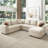 Hildur U-Shaped Sectional Sofa Bed Pull Out Sleeper Couch With Storage Chaise-1069298294