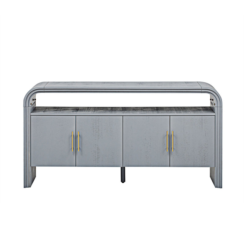 Buffet armoire avec portes, Gris