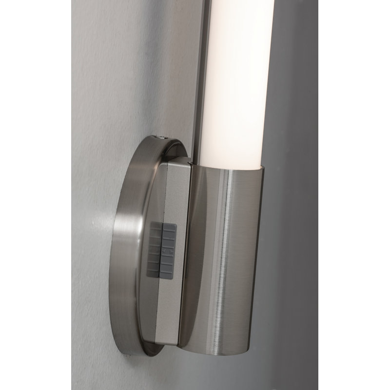 Dion - applique DEL - nickel satiné, Nickel satiné